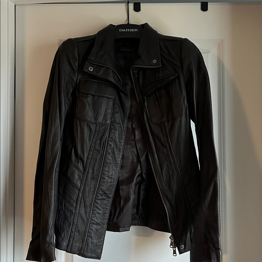 Danier Brown Leather Jacket